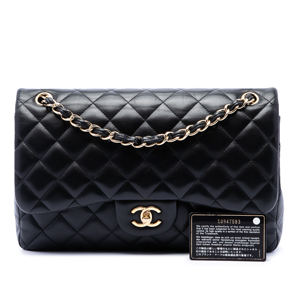 Pre-Loved Chanel Jumbo Classic Lambskin Double Flap - Picture 7 of 7